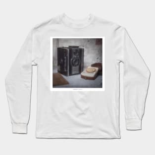 An old vintage camera with external exposure meter, as a poster Long Sleeve T-Shirt